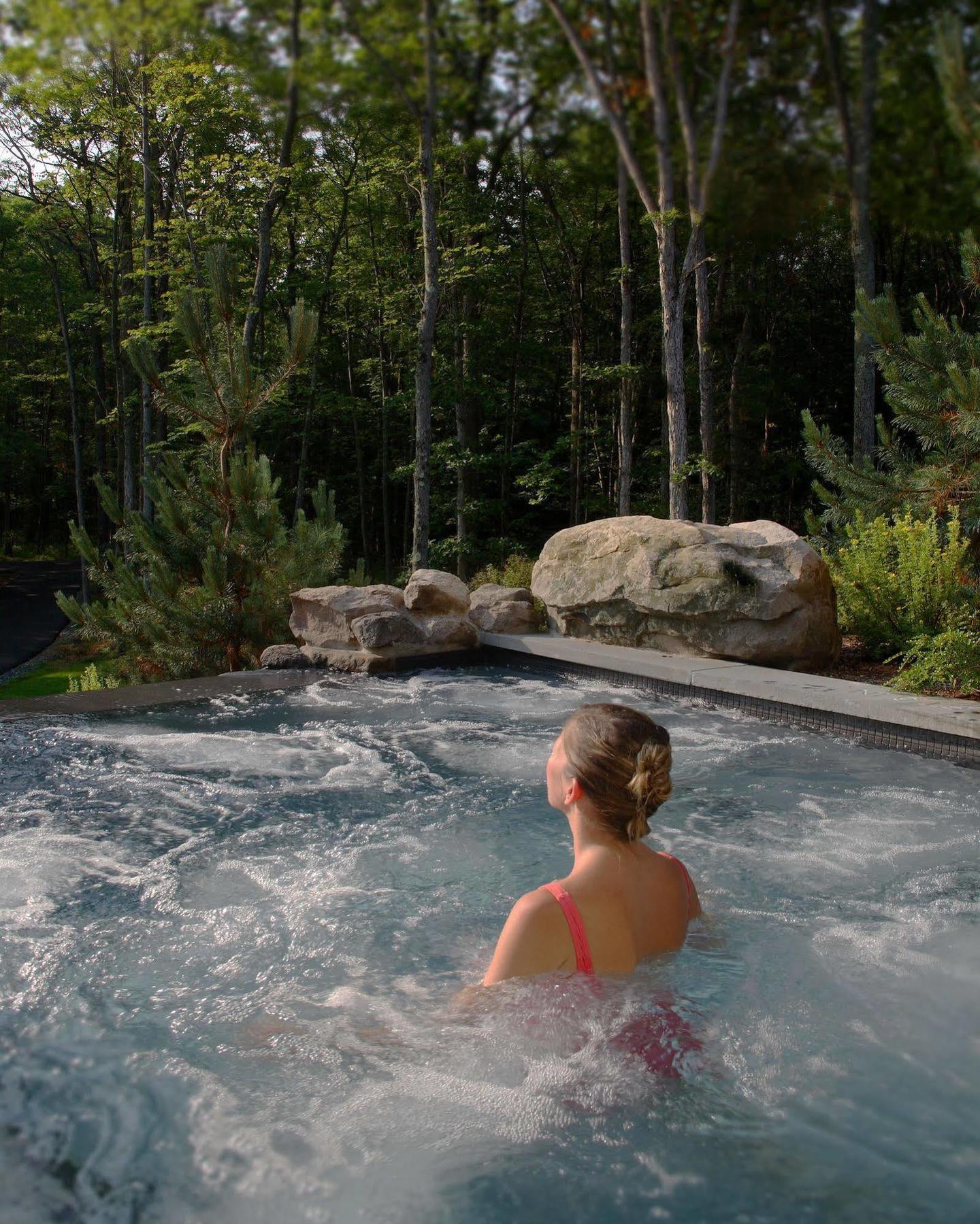 The Lodge At Woodloch Hawley Exteriör bild